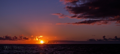Sunset at Sea on St Helena Island 2