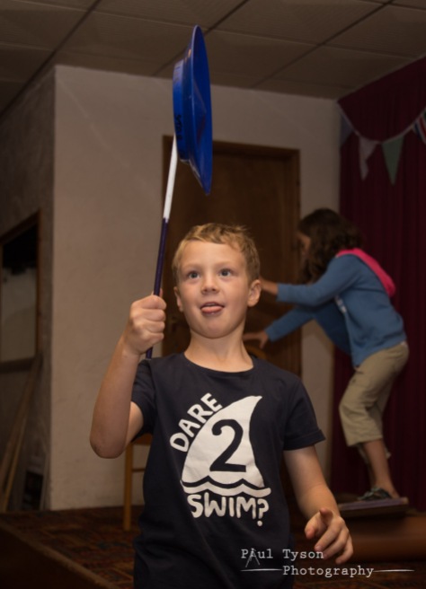 Oliver practicing his plate spinning at Circus skills class. With the Tyson tongue!